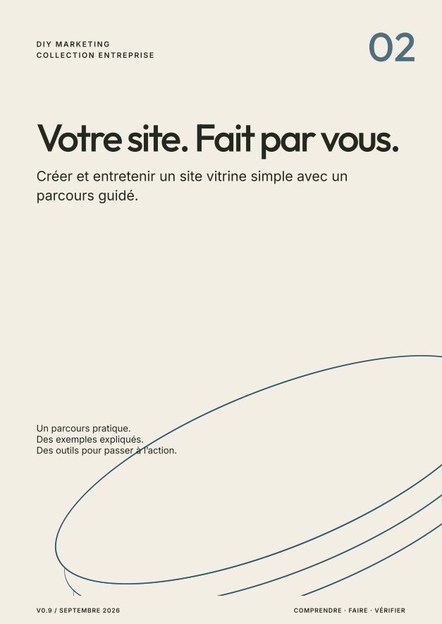 Votre site. Fait par vous.